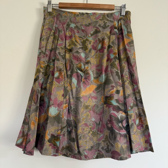 Vintage Georgiou Blazer oversized fit padded shoulders & Skirt Floral Set Size:L - Picture 4 of 6